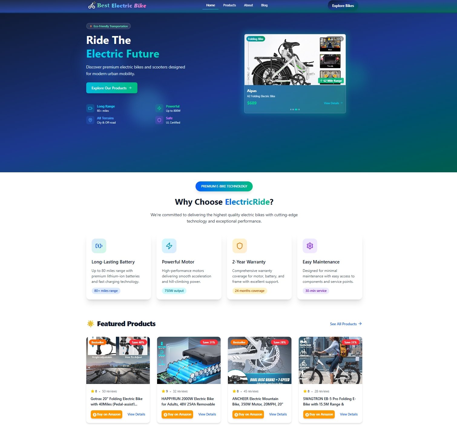 Screenshot of Best Electric bike