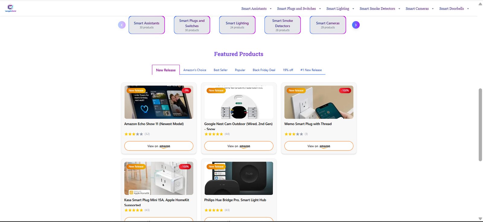 Screenshot of Smart Gadget